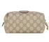 Gucci Ophidia Cosmetic Pouch, £280, Accessories, Brown/Gold/Grey, Coated Canvas, Back view